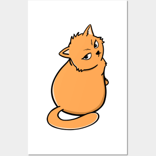 Orange Cat Posters and Art